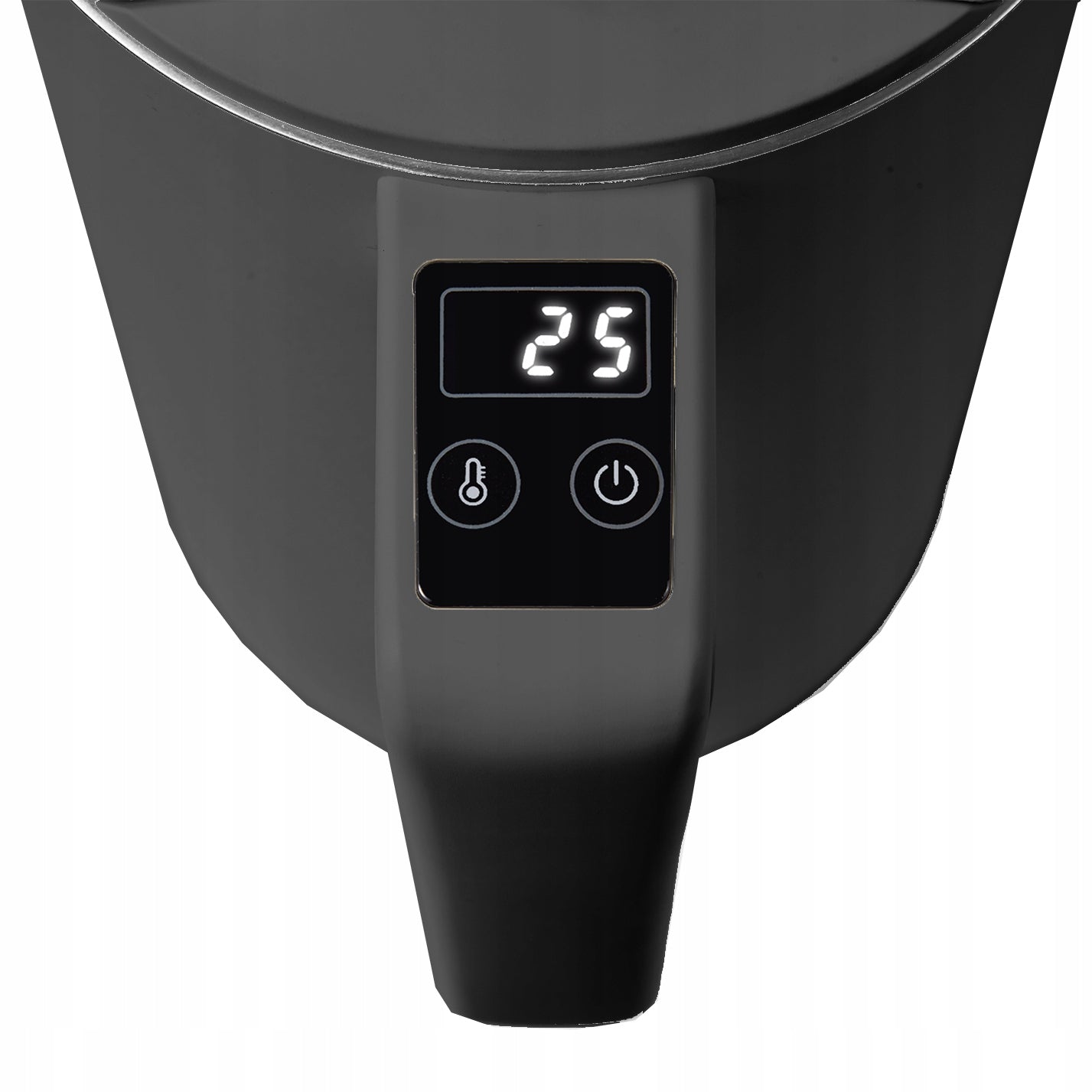 Electric kettle steel with TEMPERATURE CONTROL wireless Kohersen Packaging status original