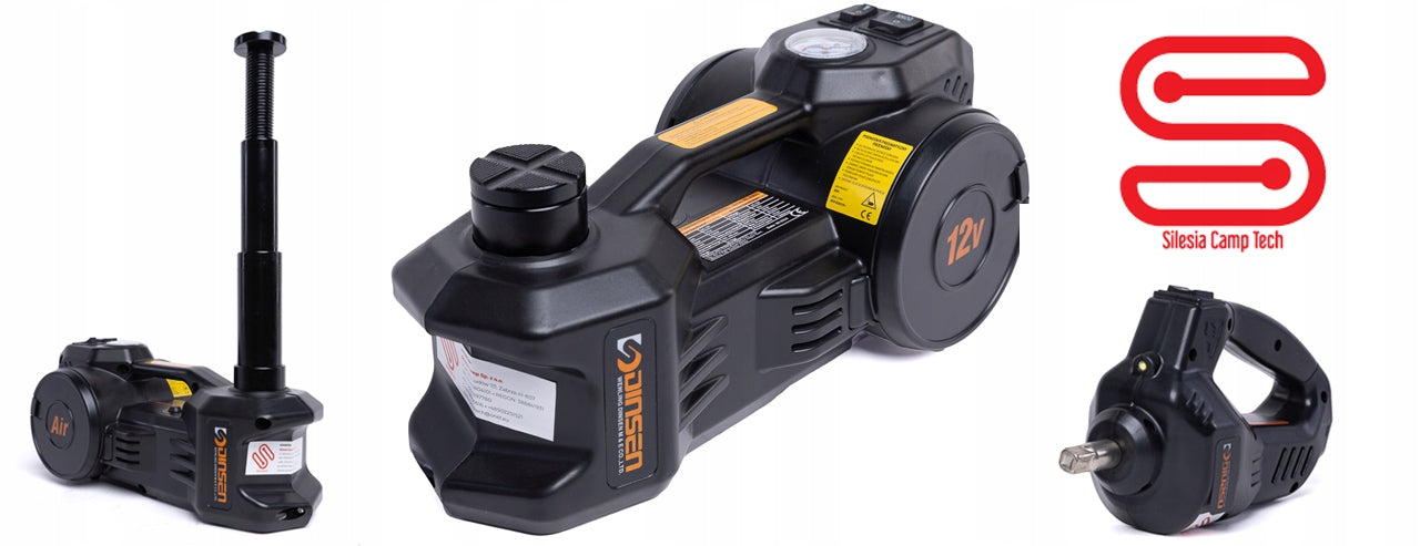 Electric lift DINSEN 5T 12V set with compressor and wrench