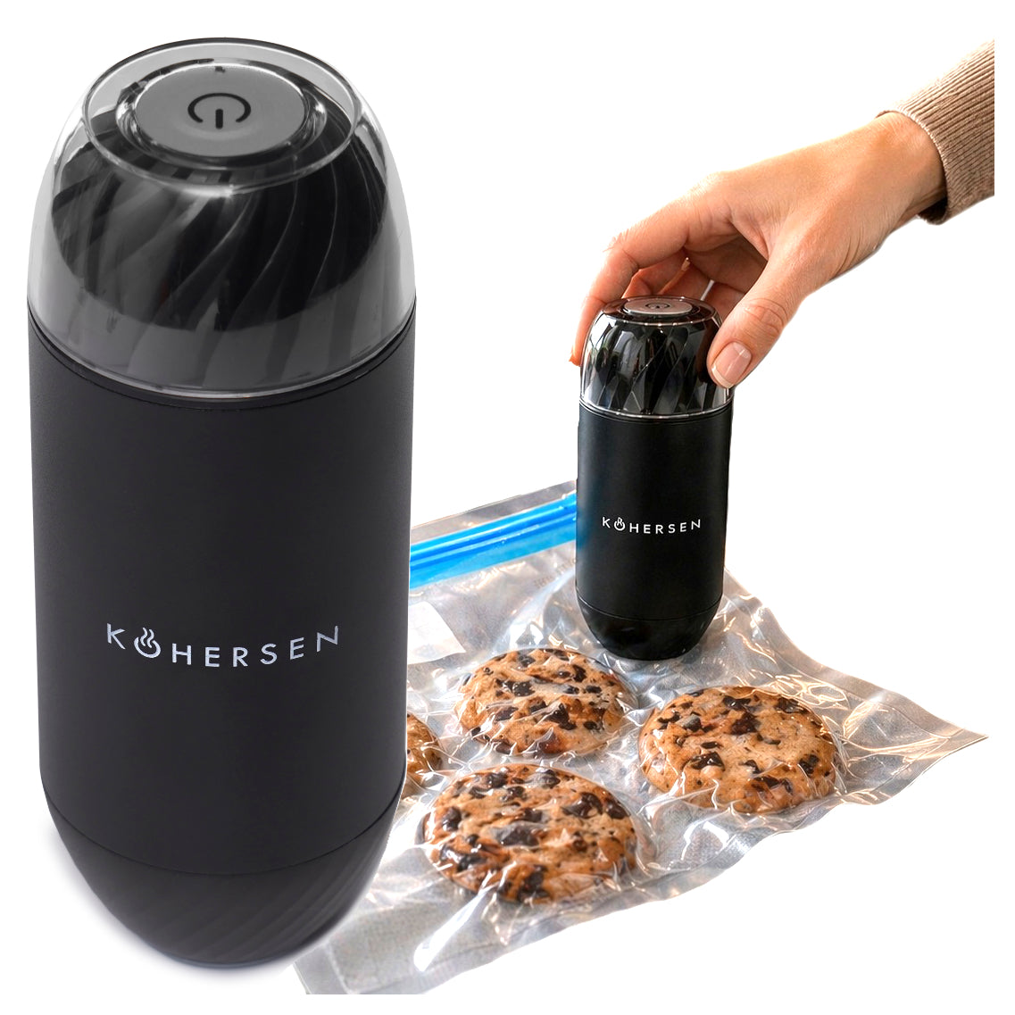 Electric manual vacuum pump Kohersen for container bag bags