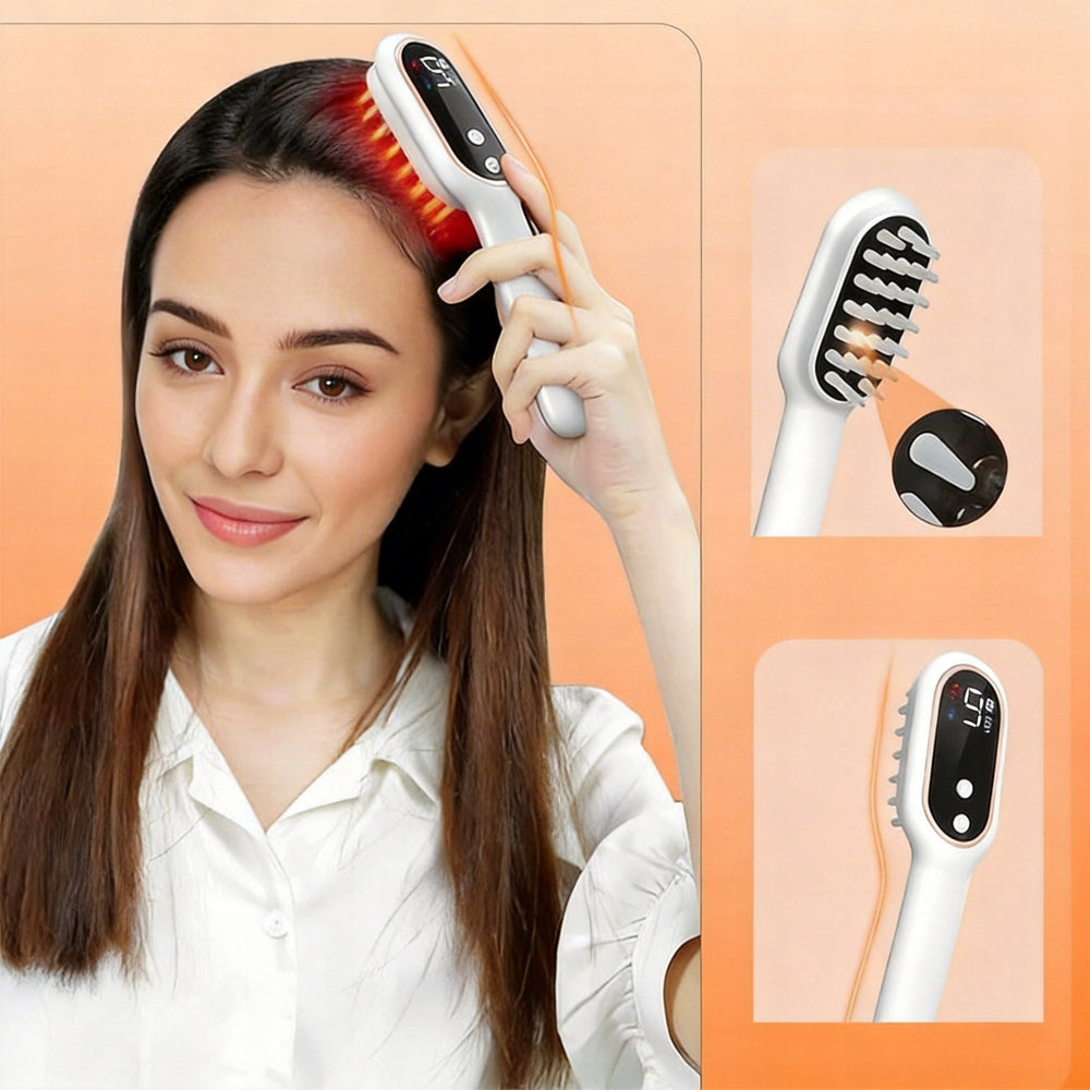 Electric massage comb and laser comb for hair growth Packaging status original