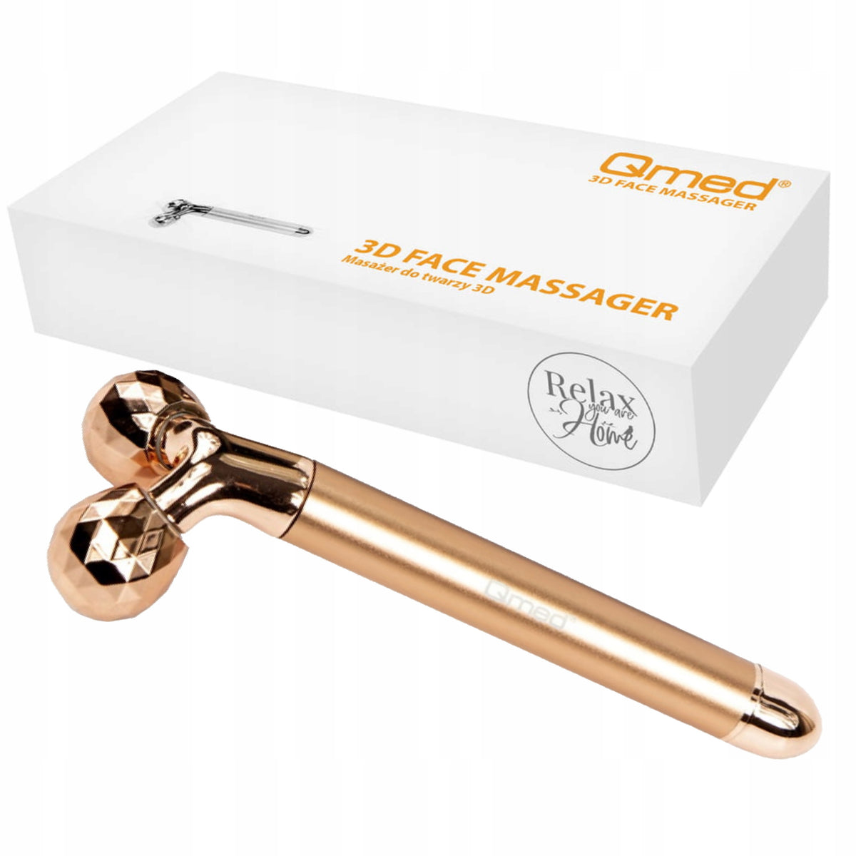 Electric massager for face Qmed rose gold
