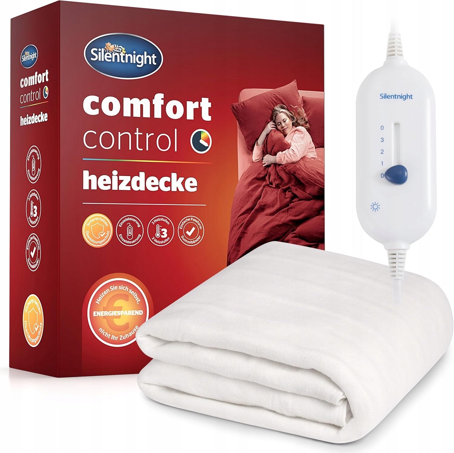 Electric mat heated for bed 150x80cm