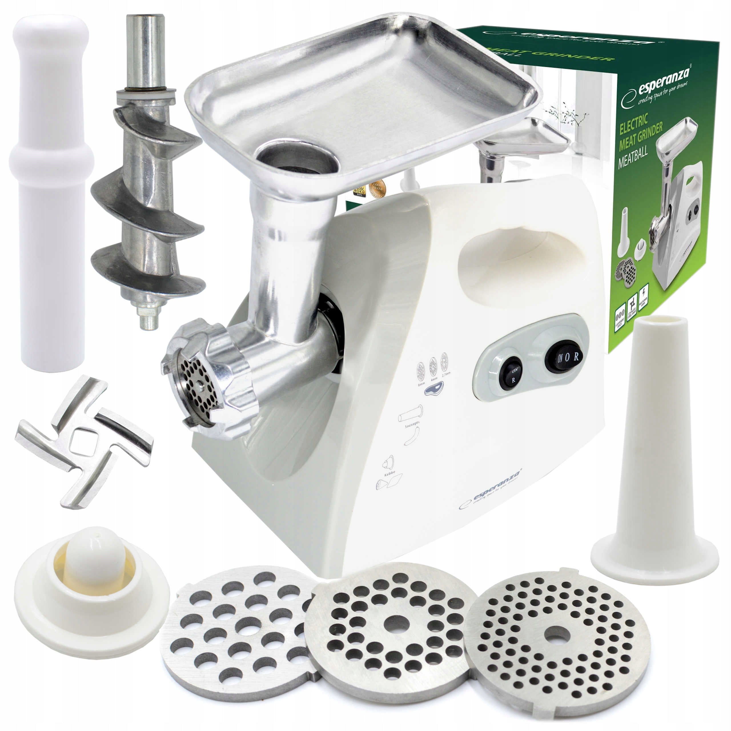 Electric meat grinder Esperanza MEATBALL 600 W Packaging status original