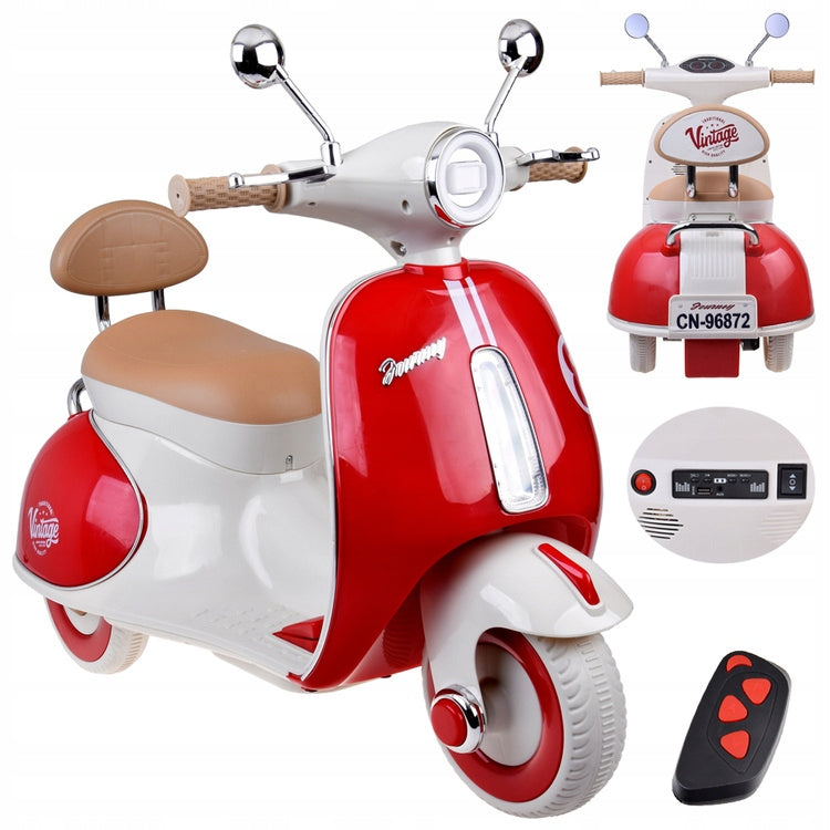 Electric motor for children Jokomisiada red 7000 mAh 30 kg 3 km/h