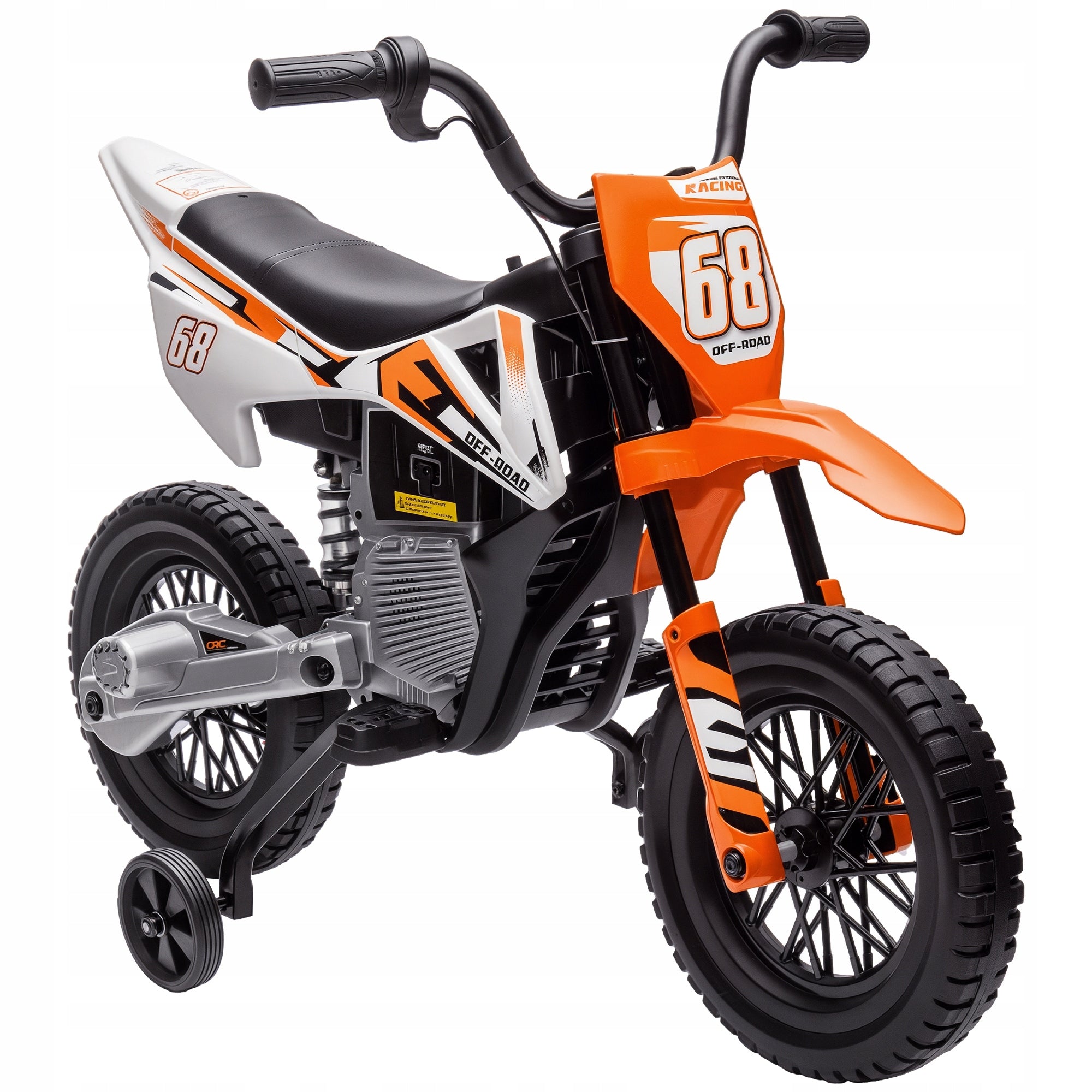Electric motorcycle for children aged 3-6 years, orange Packaging status original