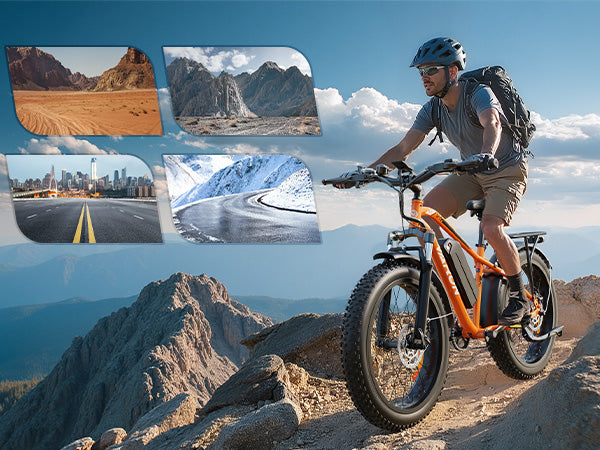 Electric off-road bike VARUN 26 x 4,0“ 48V 18AH 150HP 250W 88NM EBIKE Maximum rated power electric bike (under 250W)