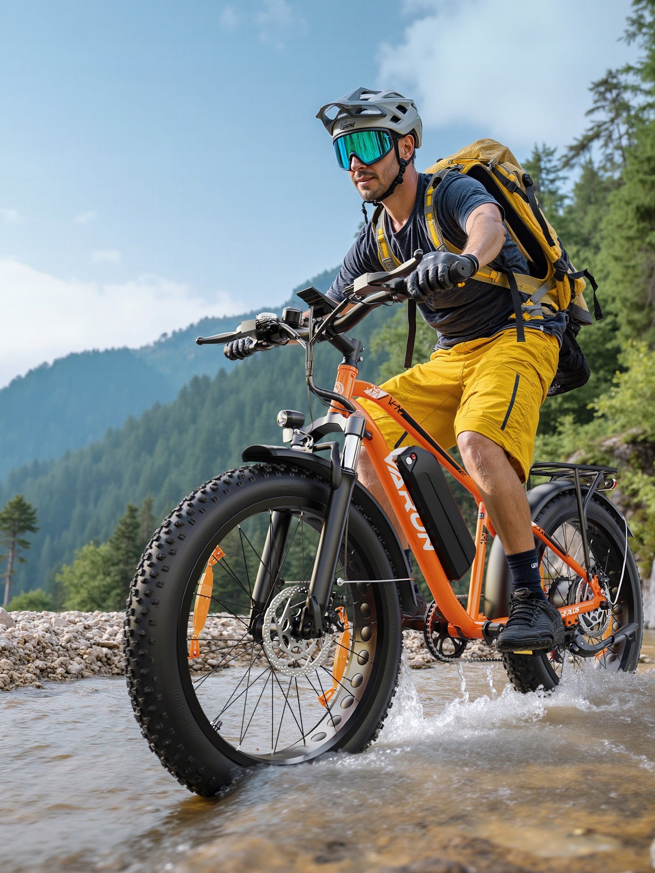 Electric off-road bike VARUN 26 x 4,0“ 48V 18AH 150HP 250W 88NM EBIKE Packaging status original