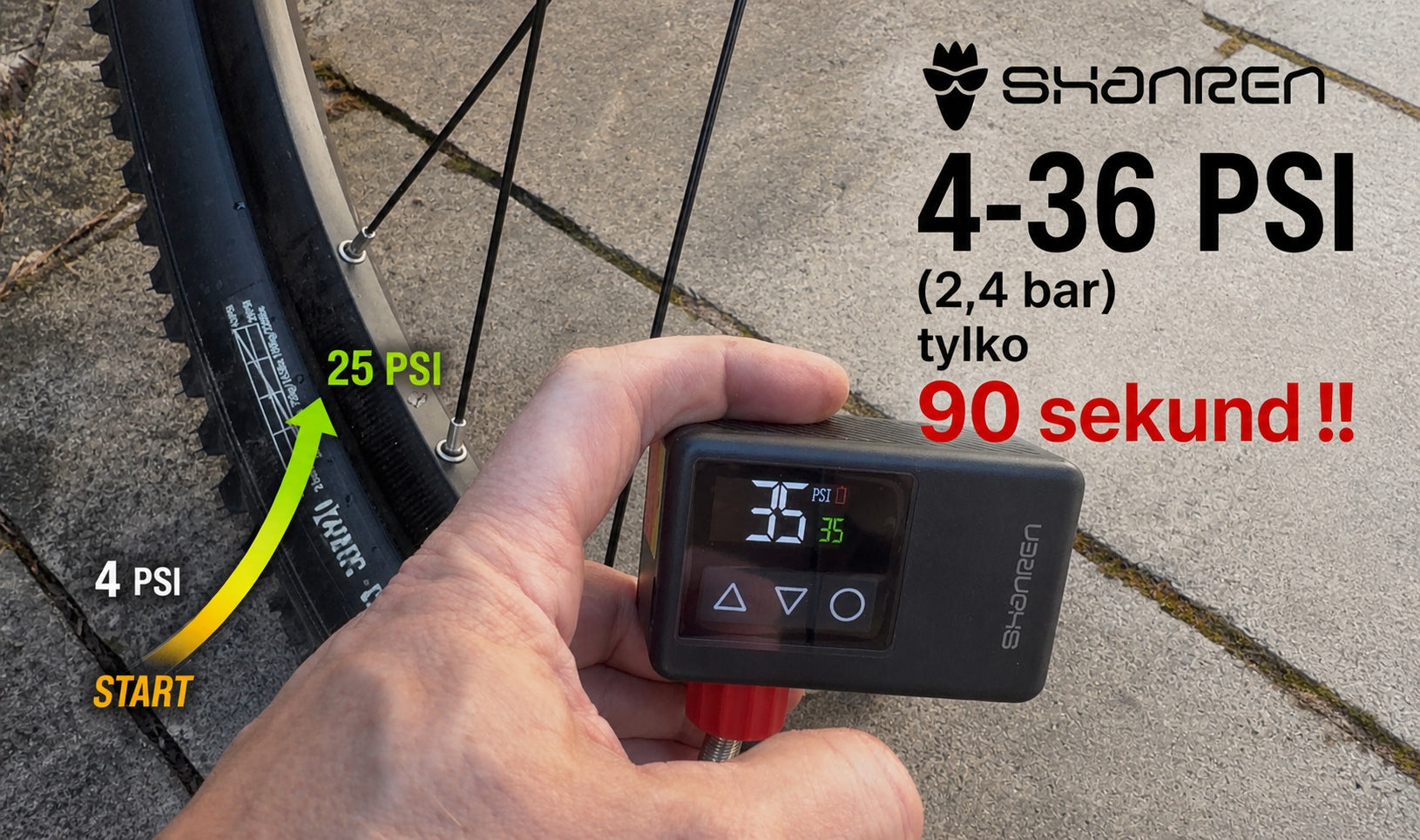 Electric pump for bike efficient and reliable Shanren BL01 Brand Shanren