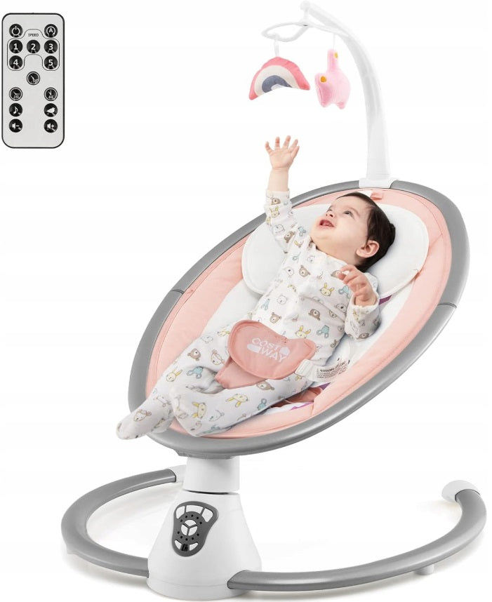 Electric rocker lounger swing for babies COSTWAY + remote control Manufacturer code bujaczek elektryczny