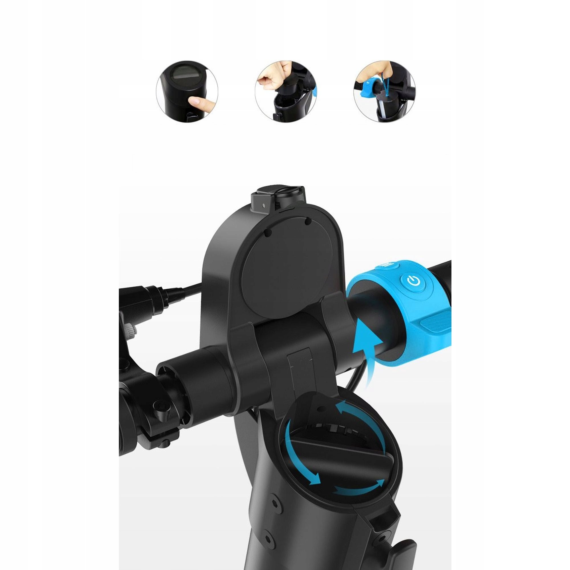 Electric scooter Blaupunkt ESC808 350W 20 km/h LCD E-ABS 120 kg Brand Blaupunkt
