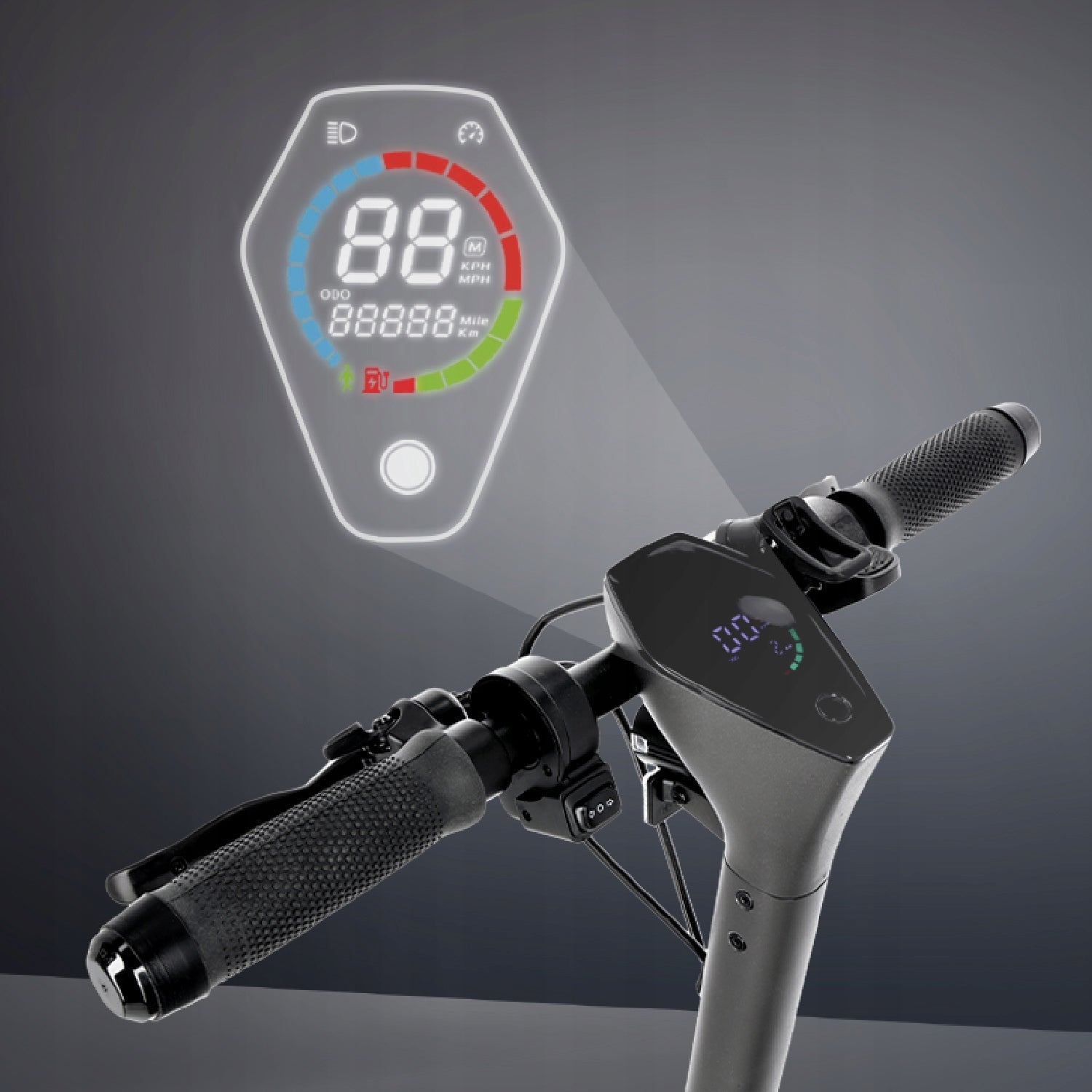 Electric scooter EO COMFORT APPLICATION cushioned 20km/h 3 modes Model EO COMFORT