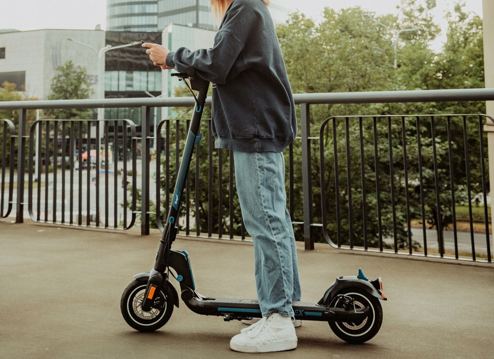 Electric scooter FRUGAL Alpha Ex 25km 250W 8.5" Black Number of wheels 2