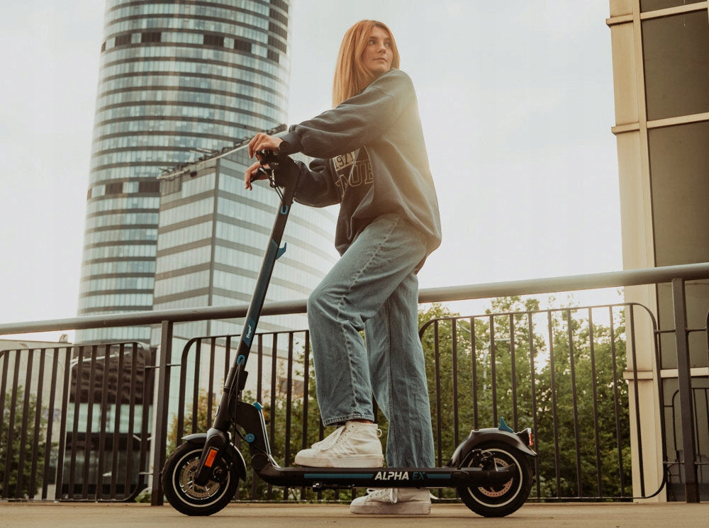 Electric scooter FRUGAL Alpha Ex 25km 250W 8.5" Black Shock absorption none