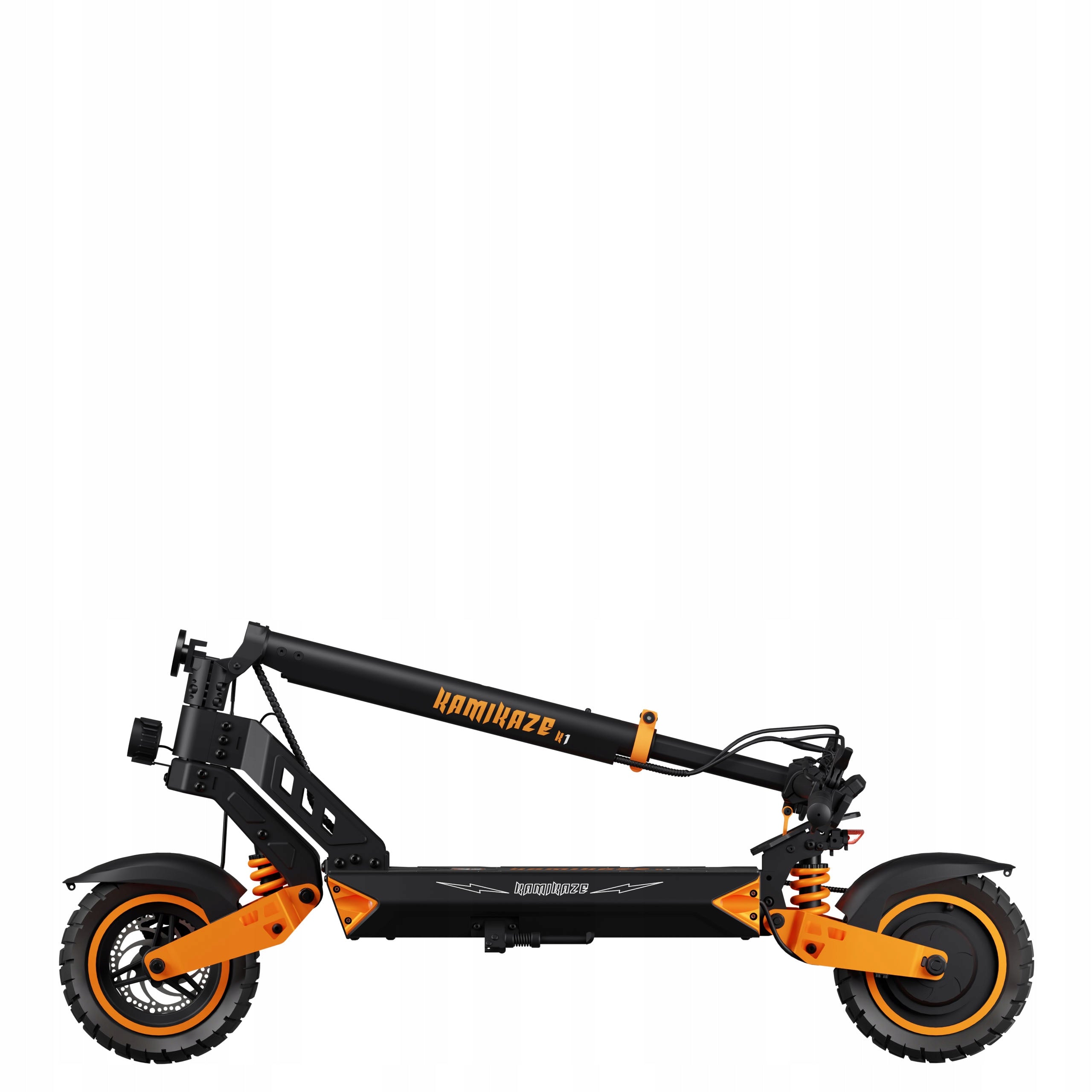 Electric scooter Kamikaze K1 1200W range 60 km speed up to 20 km/h Weight 25.4 kg