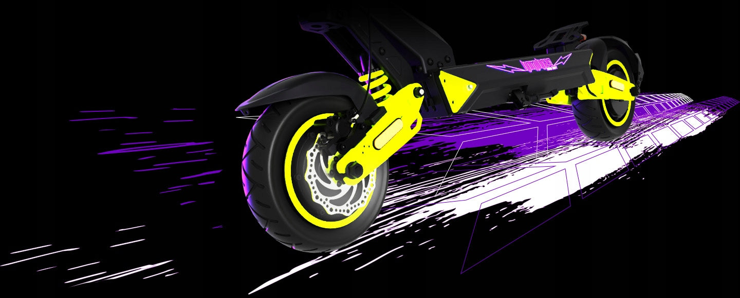 Electric scooter Kamikaze K1 Plus Tokyo wheels 11" Brakes Model K1 Plus Tokyo