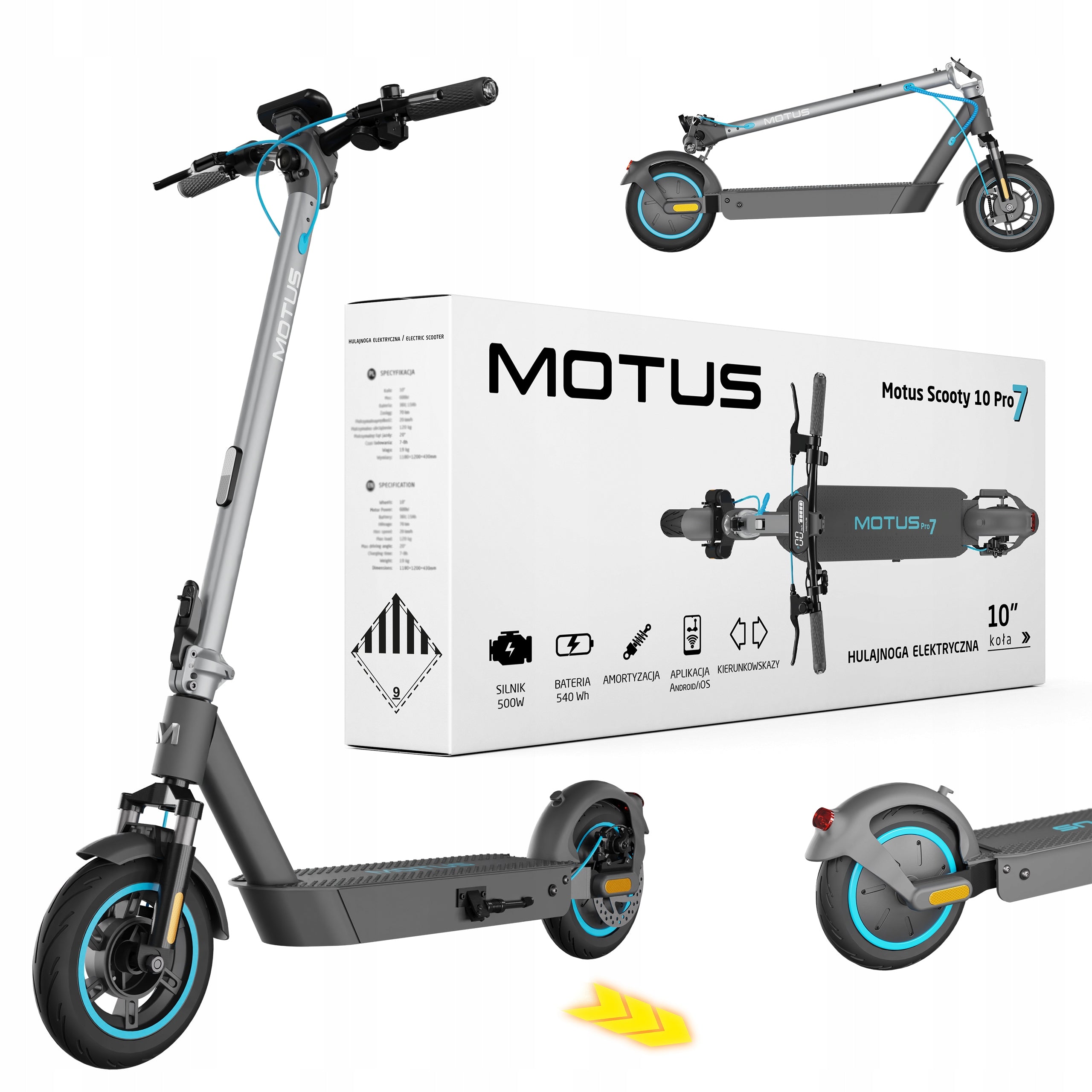 Electric scooter Motus Scooter Motus Scooty 10 Pro7 500 W