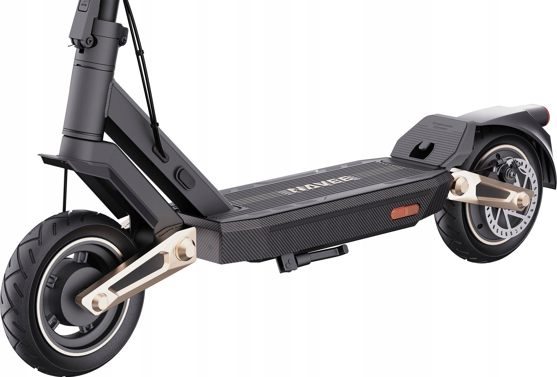 Electric scooter NAVEE ST3 SE 60 km 1000W Shock absorption 10" Grey Brake drum