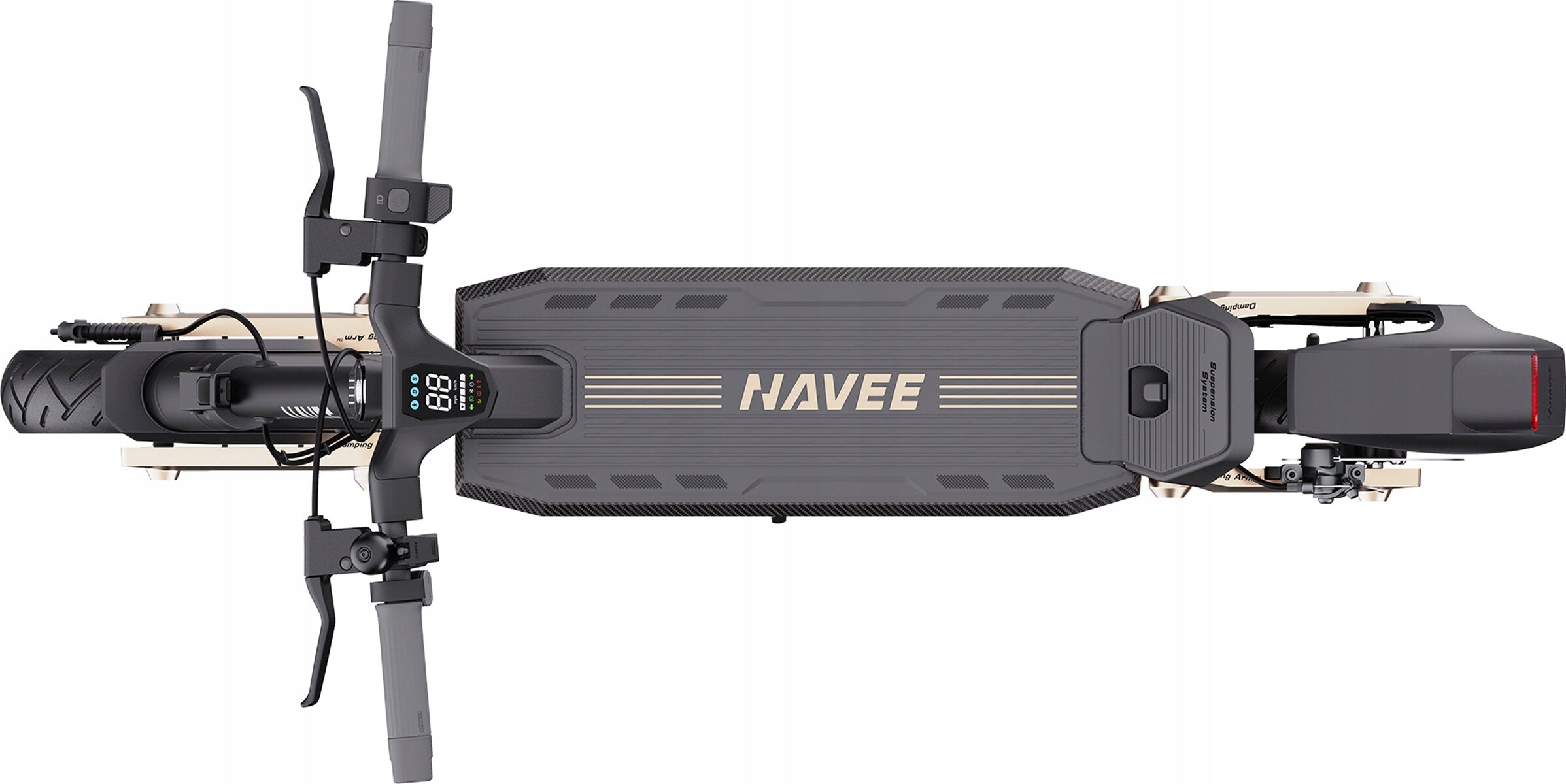 Electric scooter NAVEE ST3 SE 60 km 1000W Shock absorption 10" Grey Manufacturer code ST3 (SE)