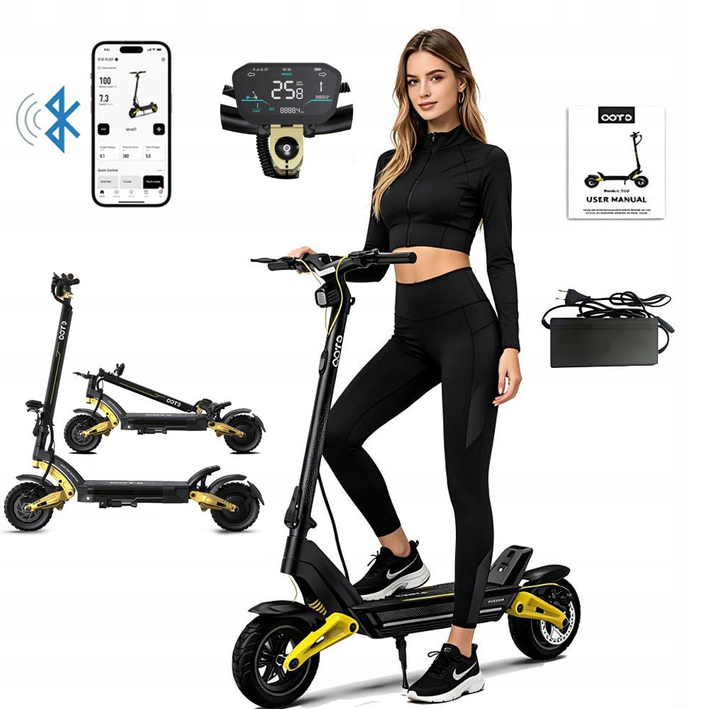 Electric scooter OOTD S10 250 W range 70 km Bluetooth foldable