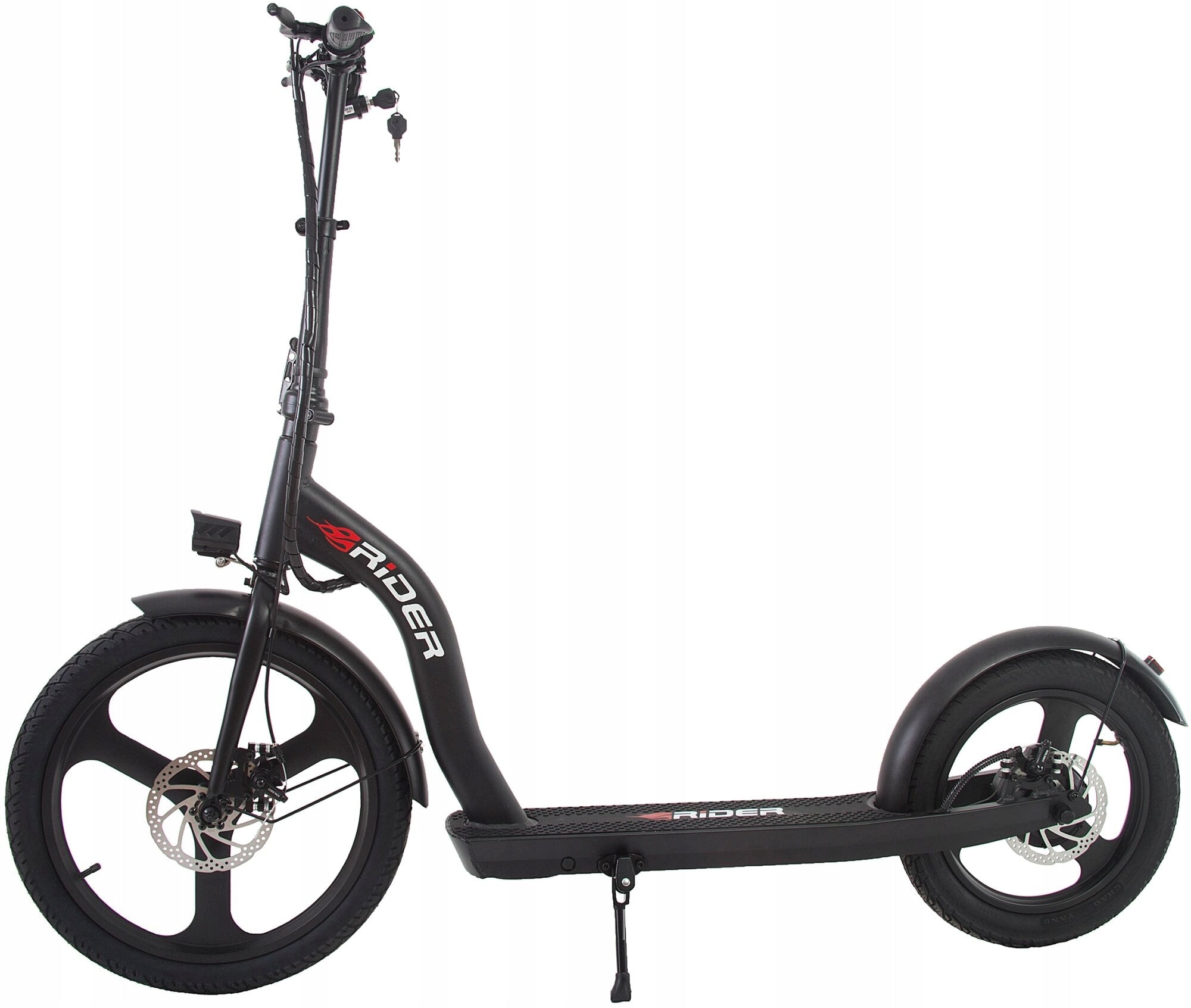 Electric scooter RIDER Monster 45km 350W 10" Black Model Monster