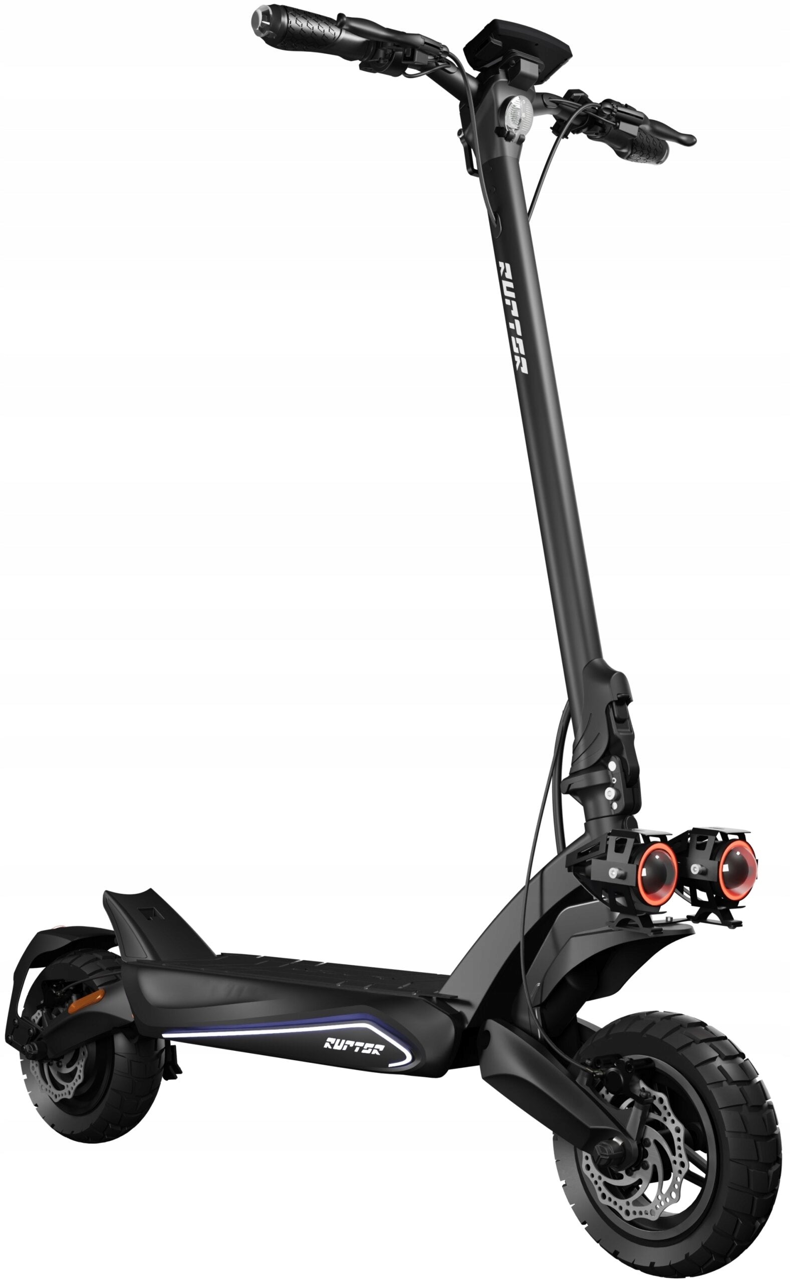 Electric scooter RUPTOR R3 V4 85km 800W Shock absorption 10" Black Shock absorption front and rear