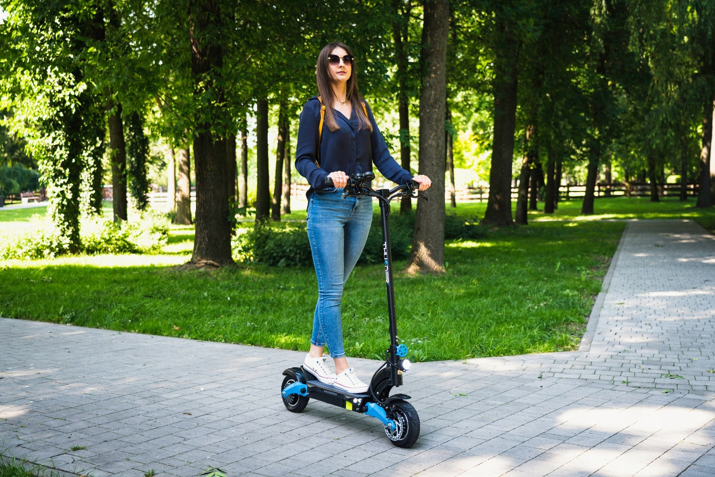 Electric scooter folding THUNDER FLUX 1000W 48V 18Ah range 50km pro Packaging status original