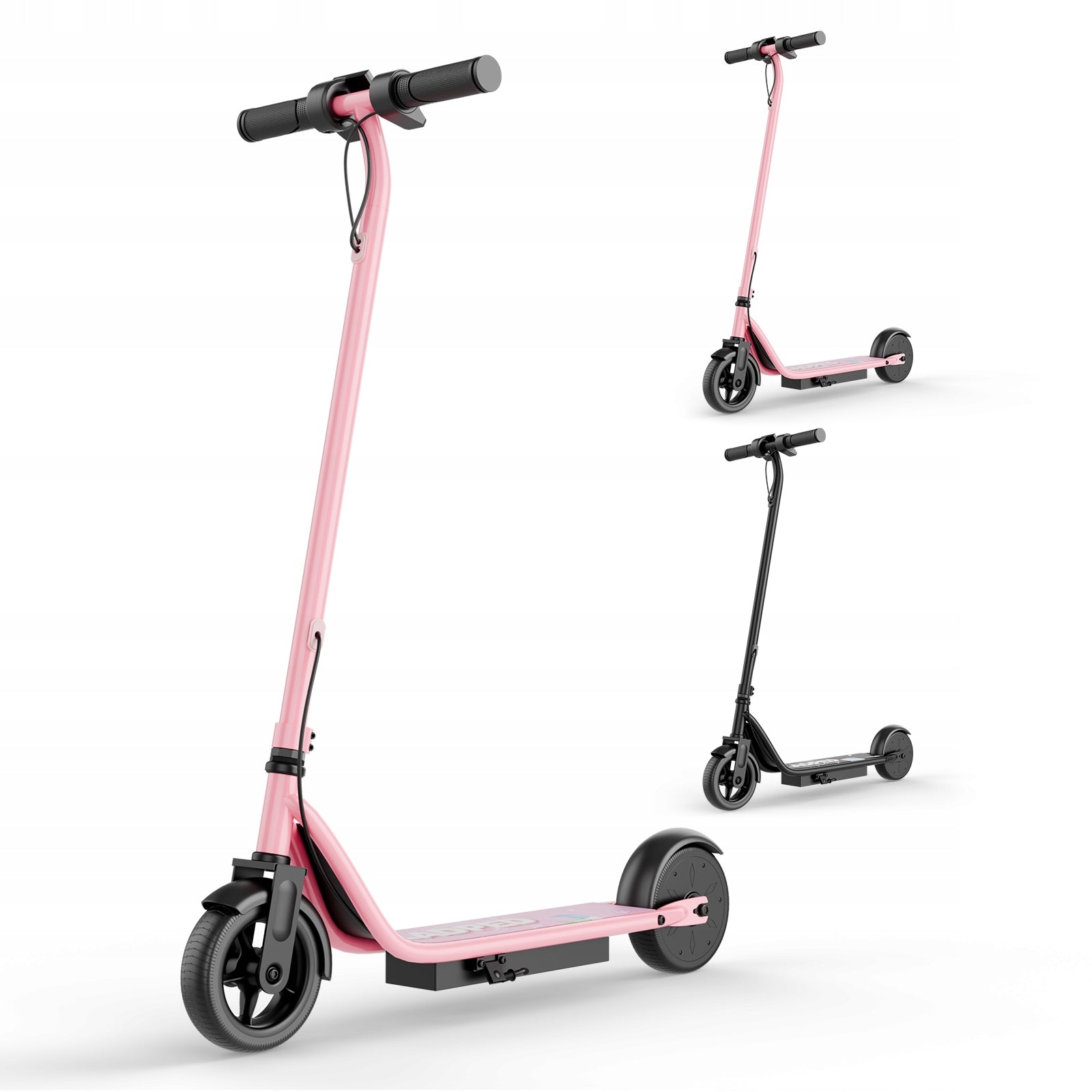 Electric scooter for children,15KM/H 16 km Range Foldable LED,Pink Packaging status original