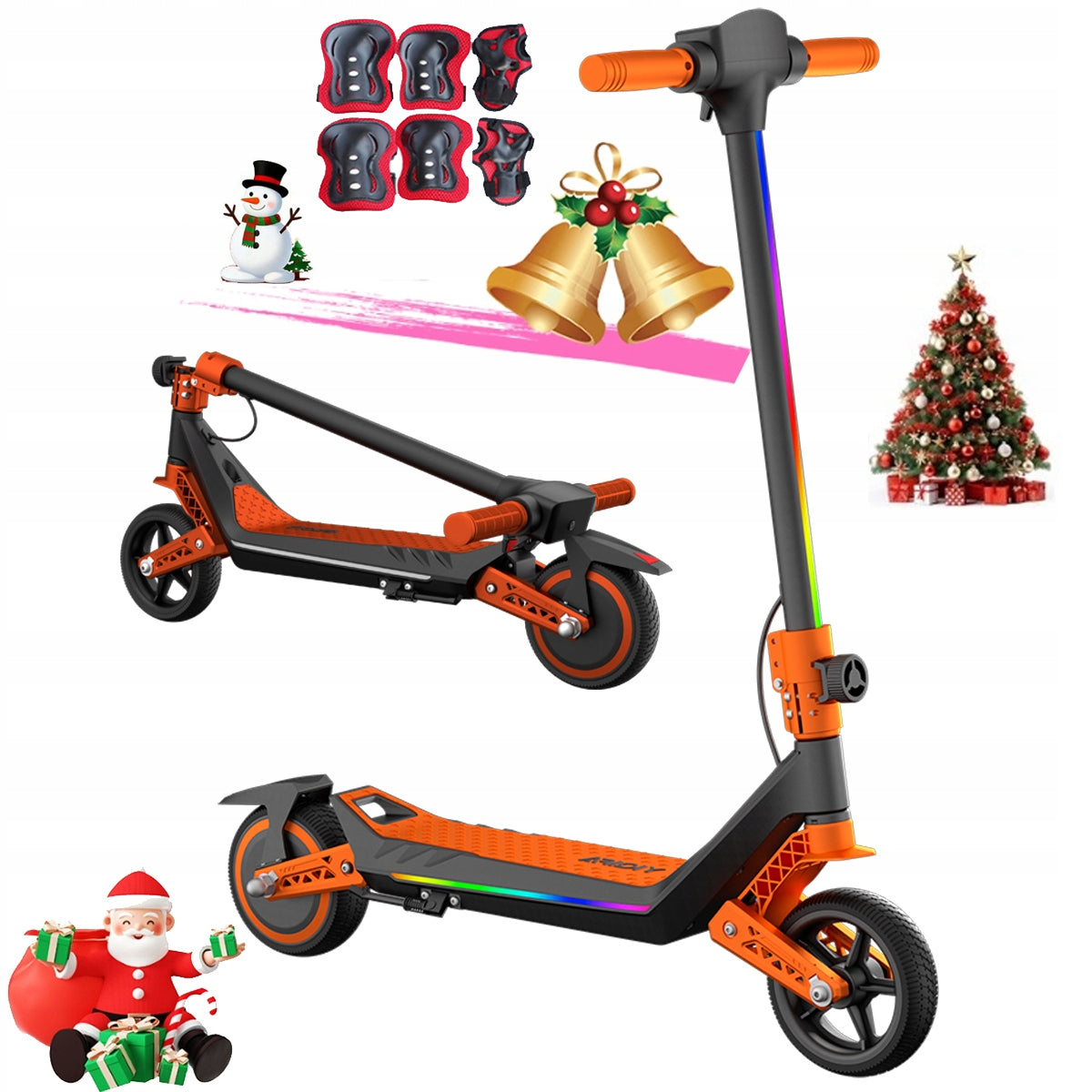 Electric scooter for children YIQIFA 130W 16km/h LED boys/girls