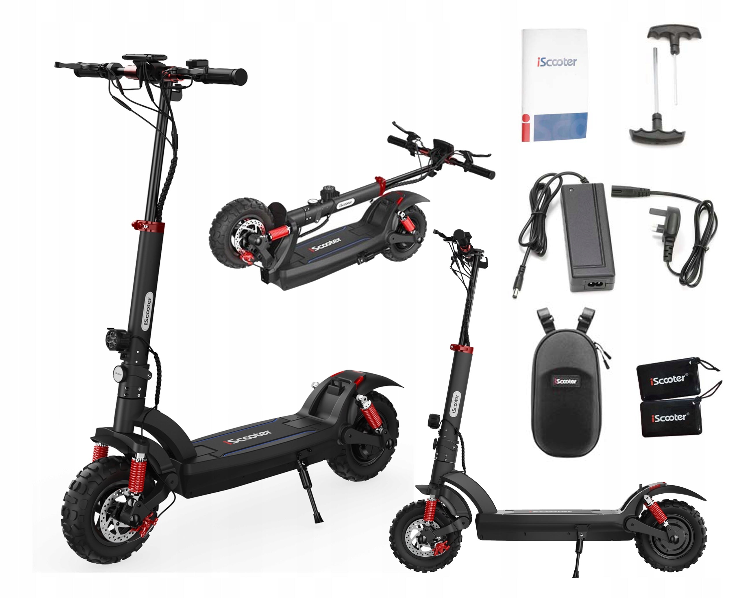 Electric scooter iScooter iX6 48V 17.5AH 60KM 11'' 250 W