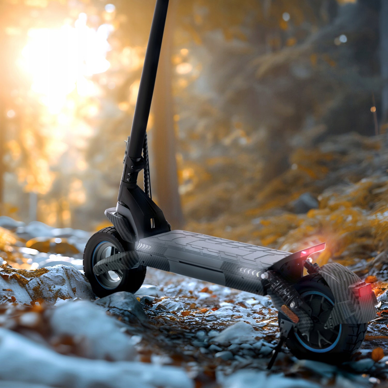 Electric scooter with application range 60 km 4 speed modes 2x800W Weight 32.5 kg