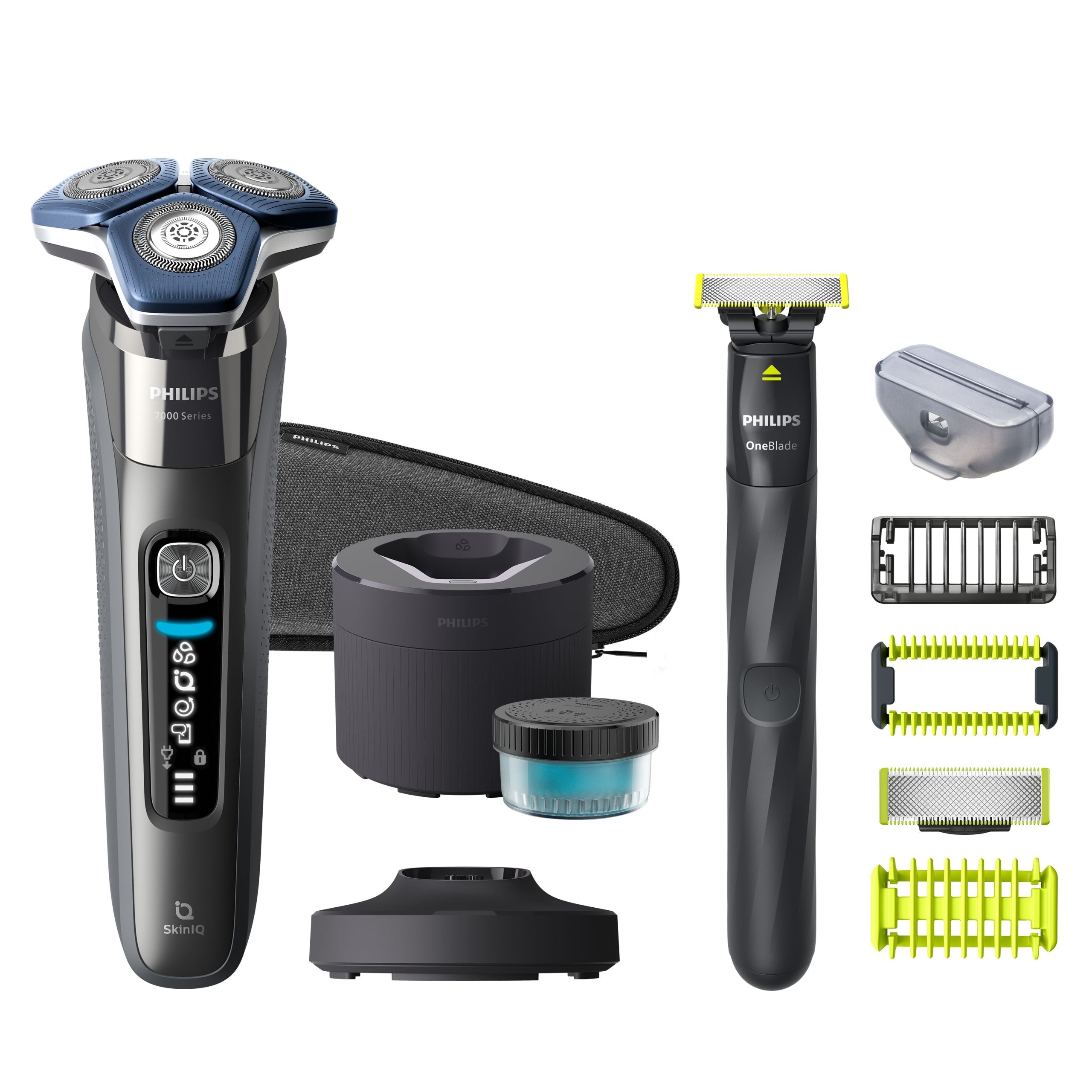 Electric shaver Philips Series 7000 + OneBlade S7887/78 Packaging status original