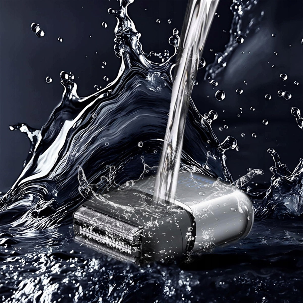Electric shaver black 900mAh, metal with cleaning brush Brand Bedee