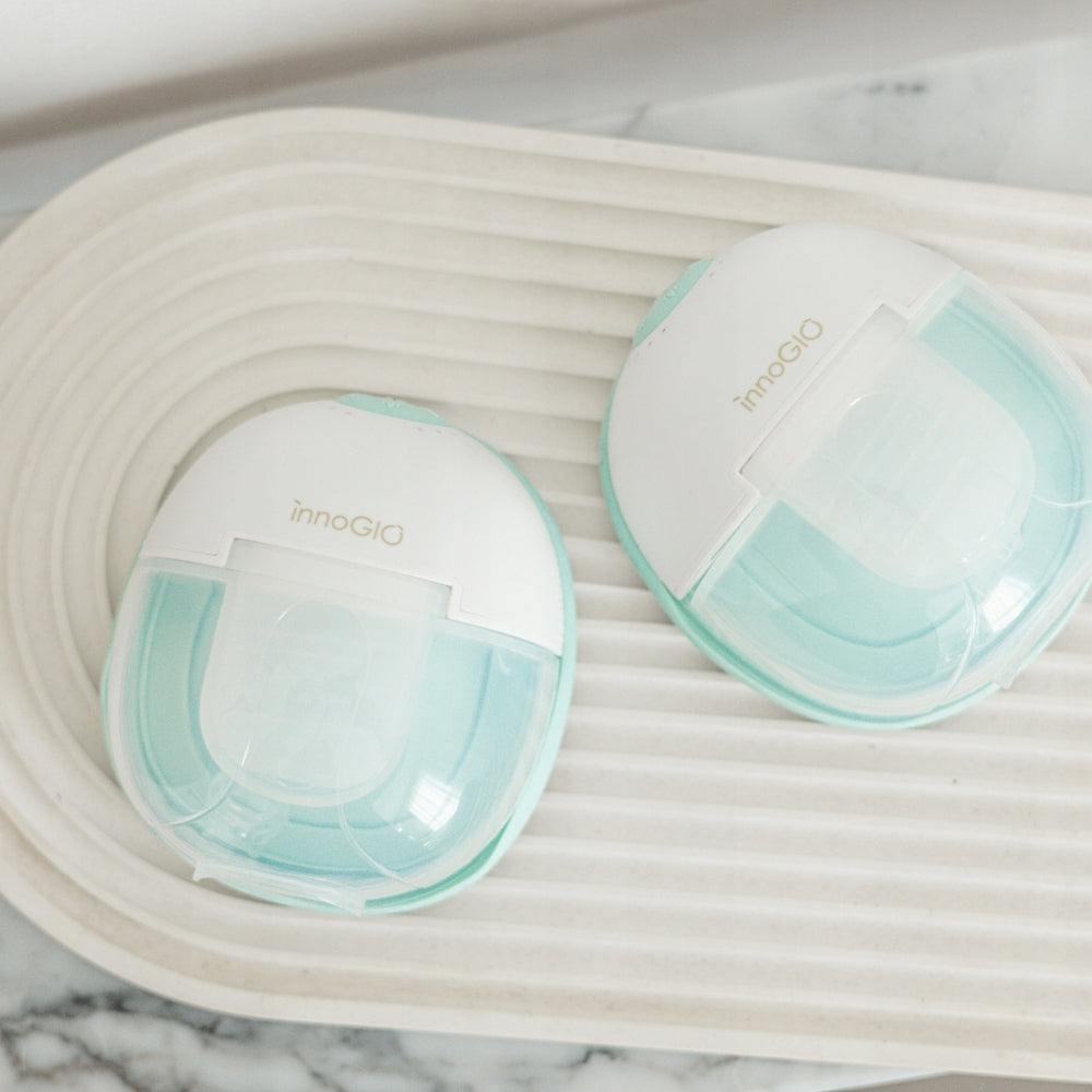 Electric shell breast pump GIOmum Line premium warm GIO-361double Packaging status original