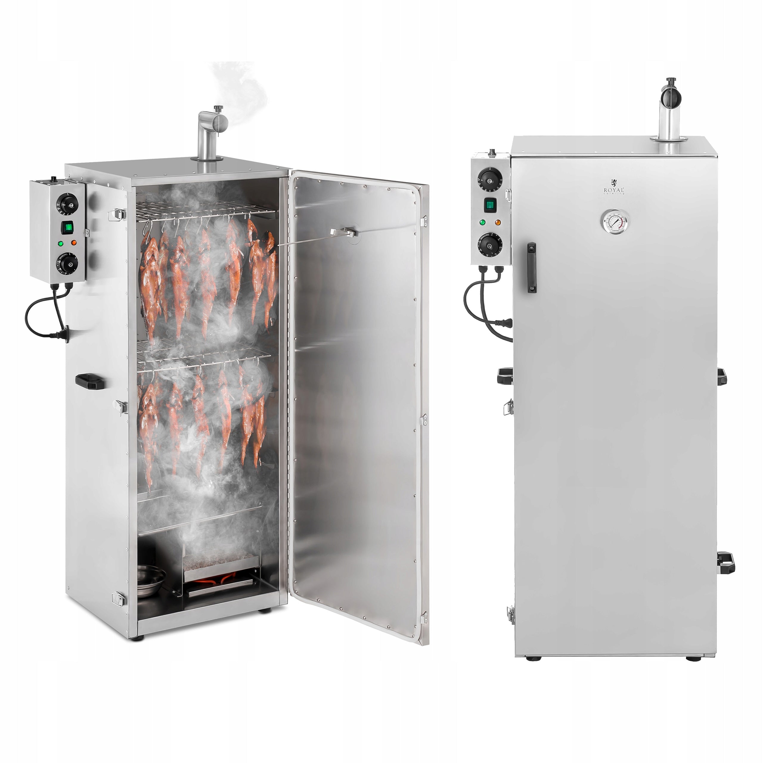 Electric smoker / stainless steel 1000W / 147l / 8 grates / 10012167 EAN (GTIN) 4062859025647