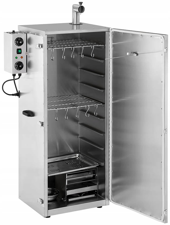Electric smoker / stainless steel 1000W / 147l / 8 grates / 10012167 Manufacturer code 10012167
