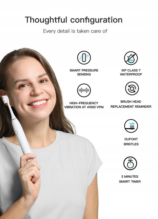 Electric toothbrush Nandme NX8000+ 2 tips Brand Nandme