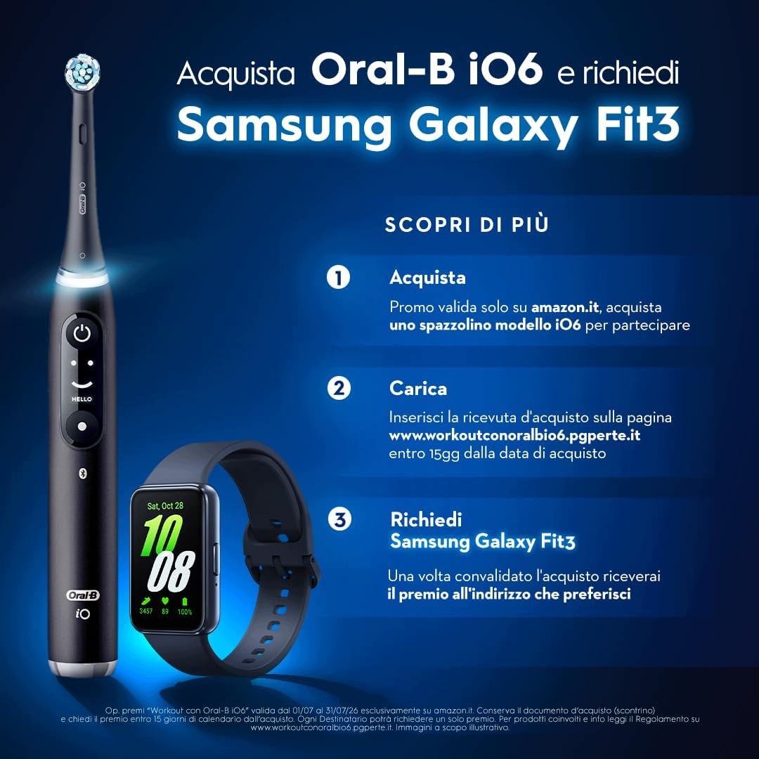 Electric toothbrush Oral-B iO Series 6 black 2 heads Brand Braun