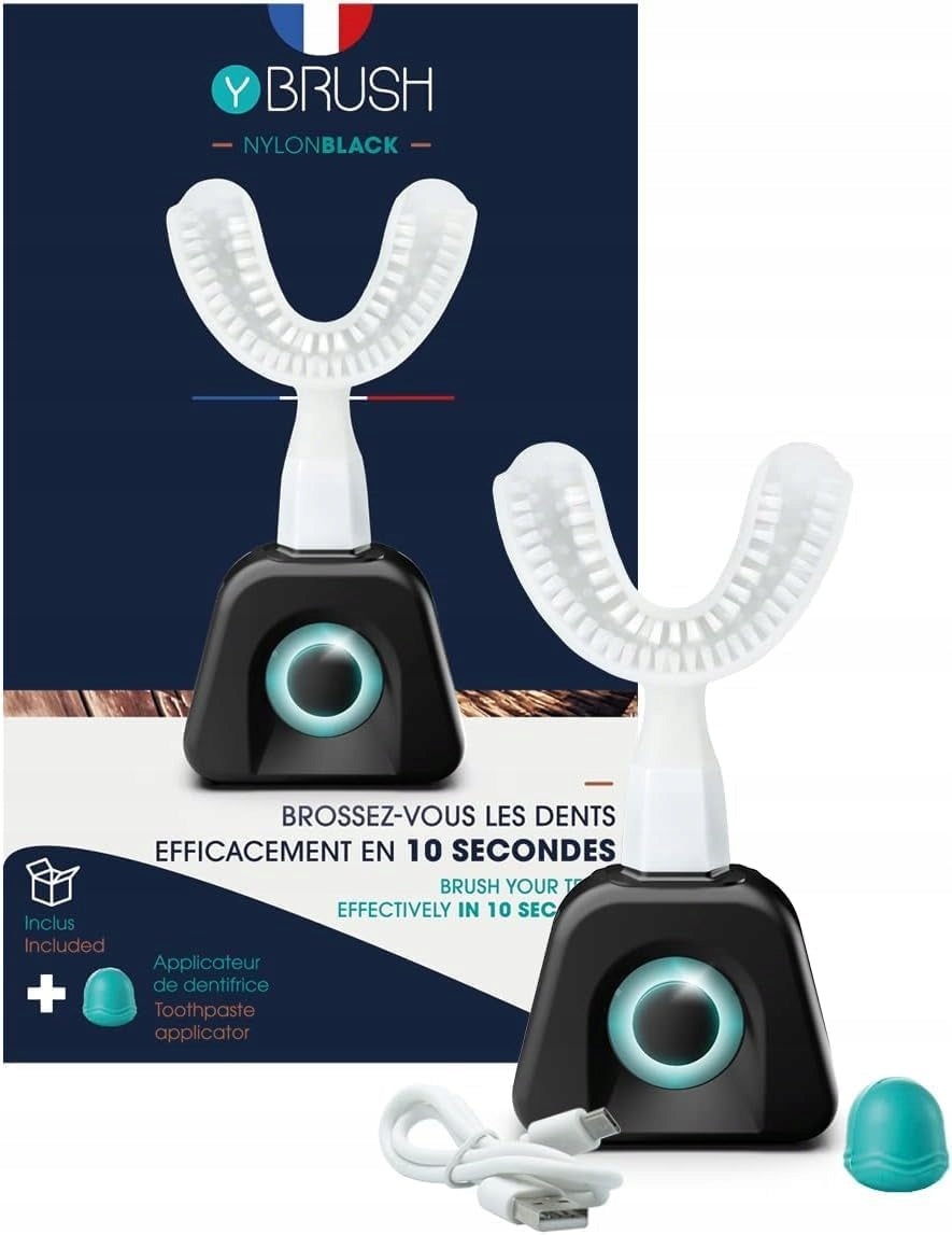 Electric toothbrush Y-Brush NylonBLACK PREMIUM