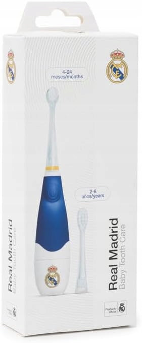 Electric toothbrush for children REAL MADRID licensed 2 tips Brand no brand