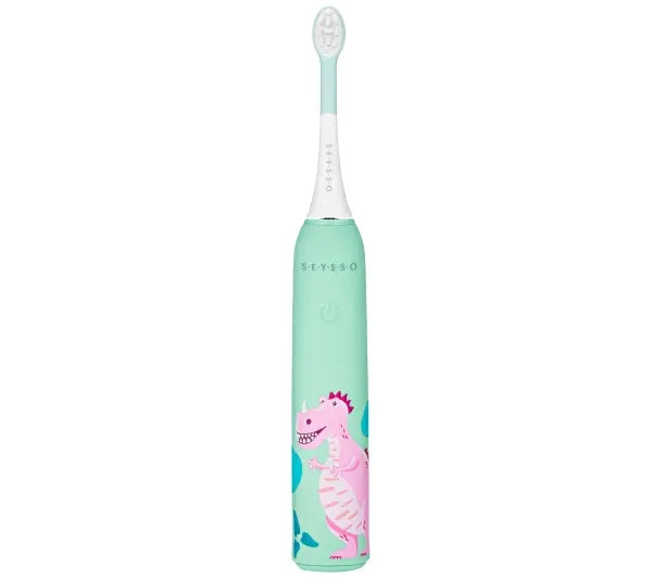 Electric toothbrush for children SEYSSO Dinosaur 2 tips Medical device no