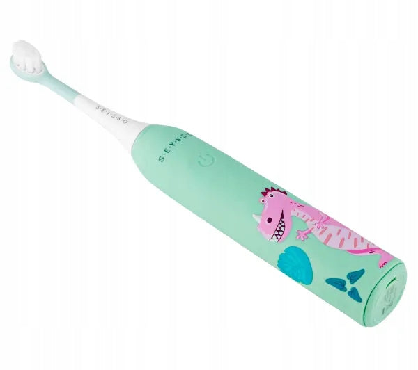 Electric toothbrush for children SEYSSO Dinosaur 2 tips Medical device type accessories for a medical device or a product without an intended medical purpose
