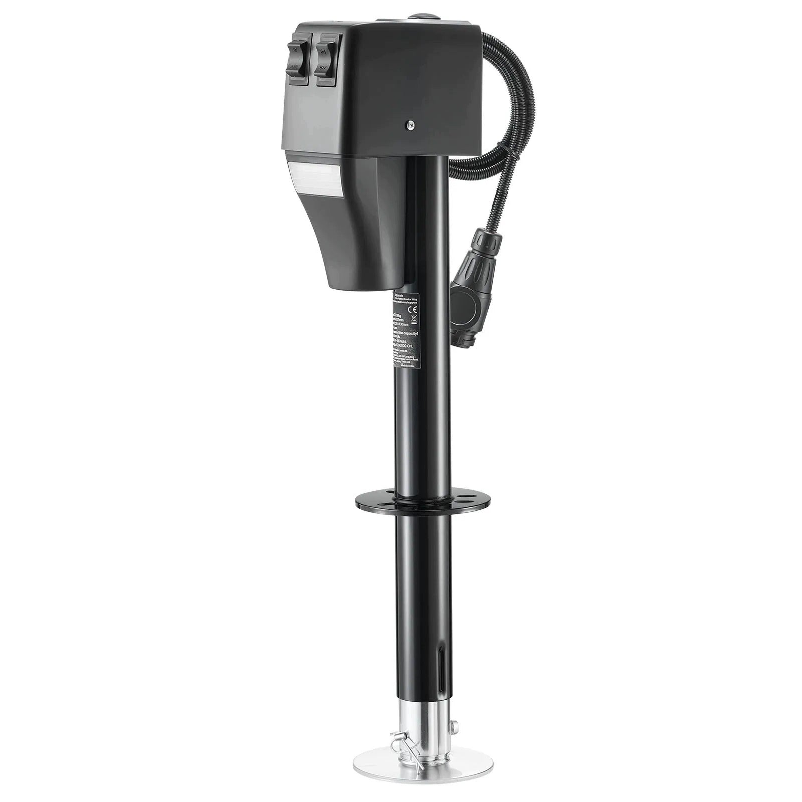 Electric trailer lift strong 2268kg 12V LED 230 686mm LED lamp