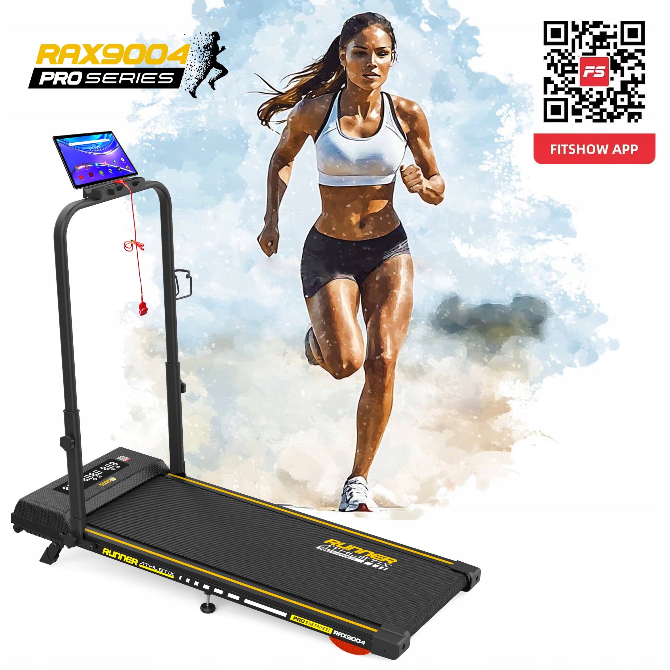 Electric treadmill 12kmh home folding Walkingpad LARGE DISPLAYS RAX9004 Kind electric