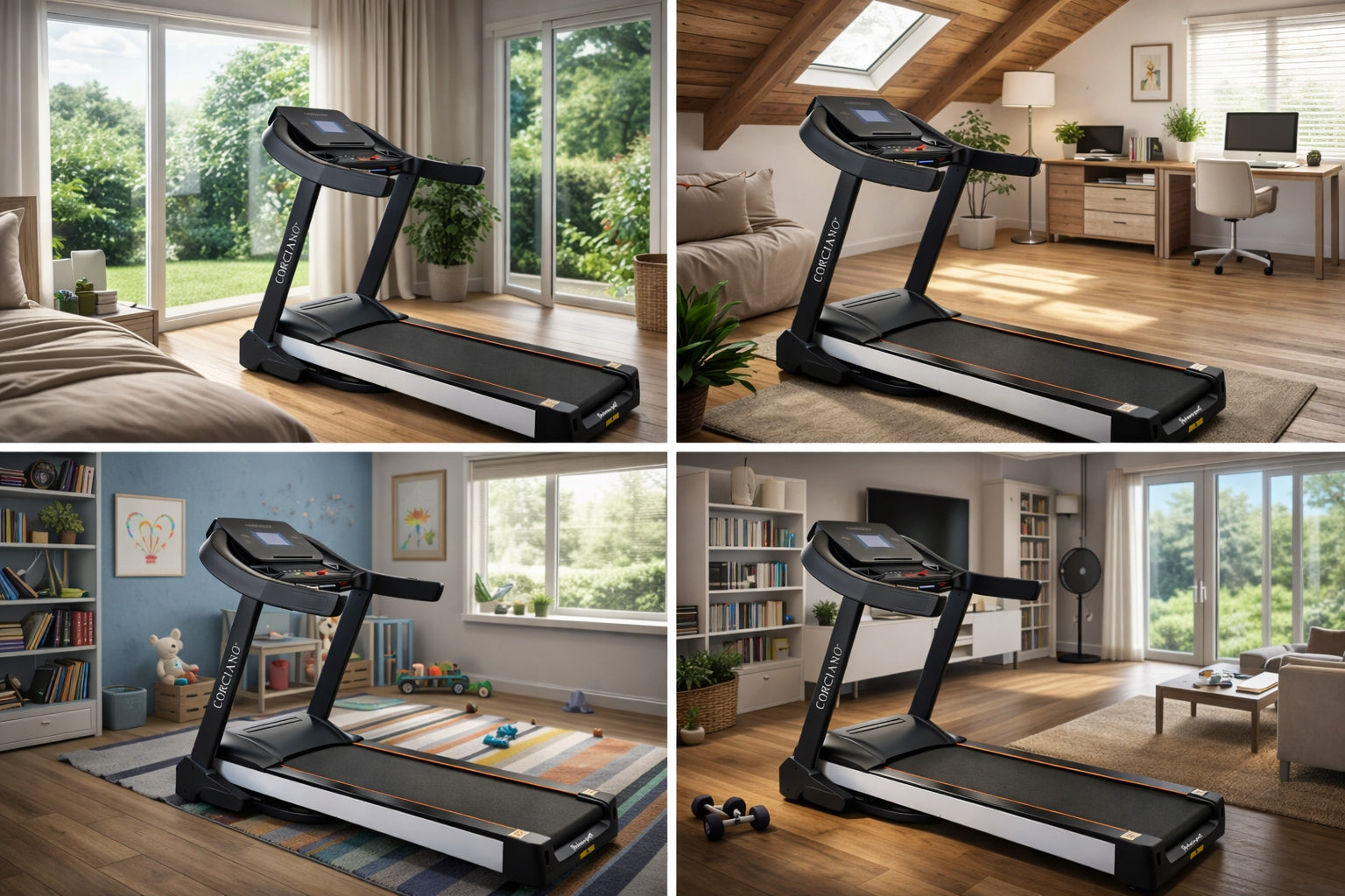 Electric treadmill CORCIANO FORZA folding max 180kg Product weight 118 kg