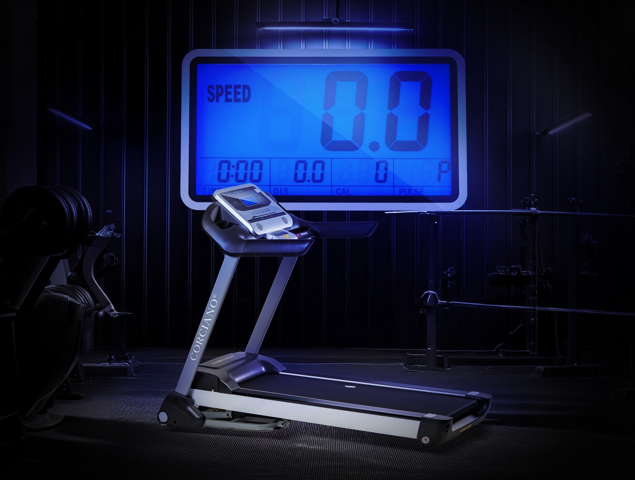 Electric treadmill Grande Corciano 20km/h 130kg Home Folding Auto lift Maximum user weight 130 kg