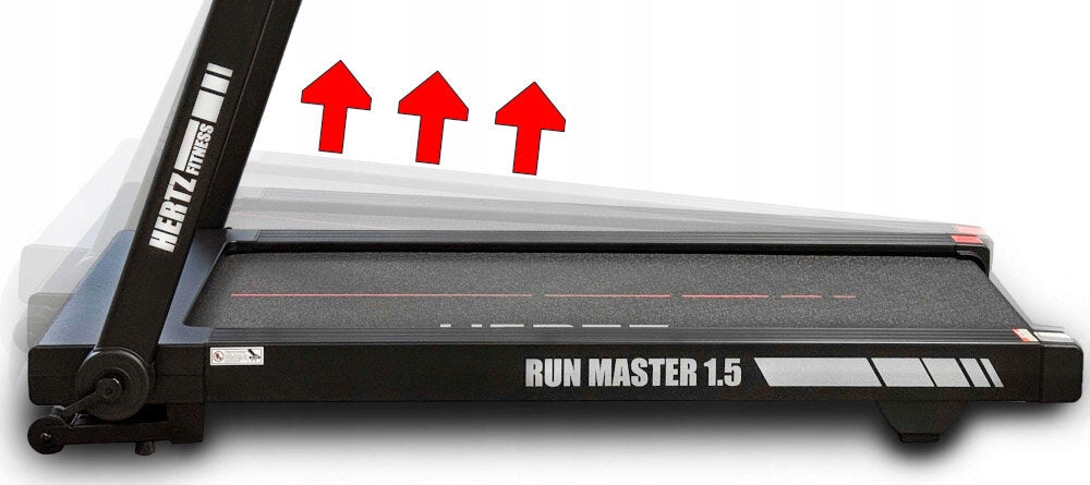 Electric treadmill HERTZ FITNESS Run Master 1.5 1840W 18 km/h Manufacturer code YK-0311481