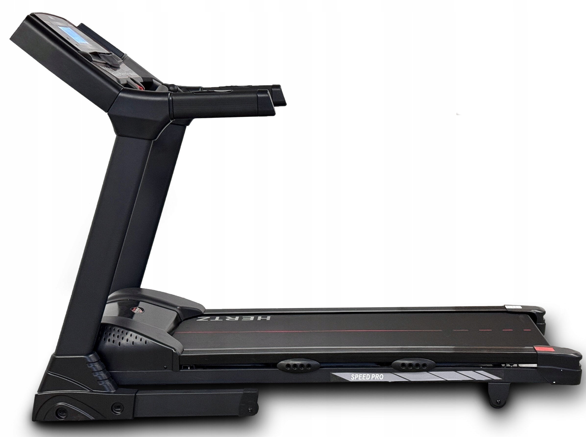 Electric treadmill HERTZ-FITNESS Speed Pro Measurements training duration pulse distance burned calories speed