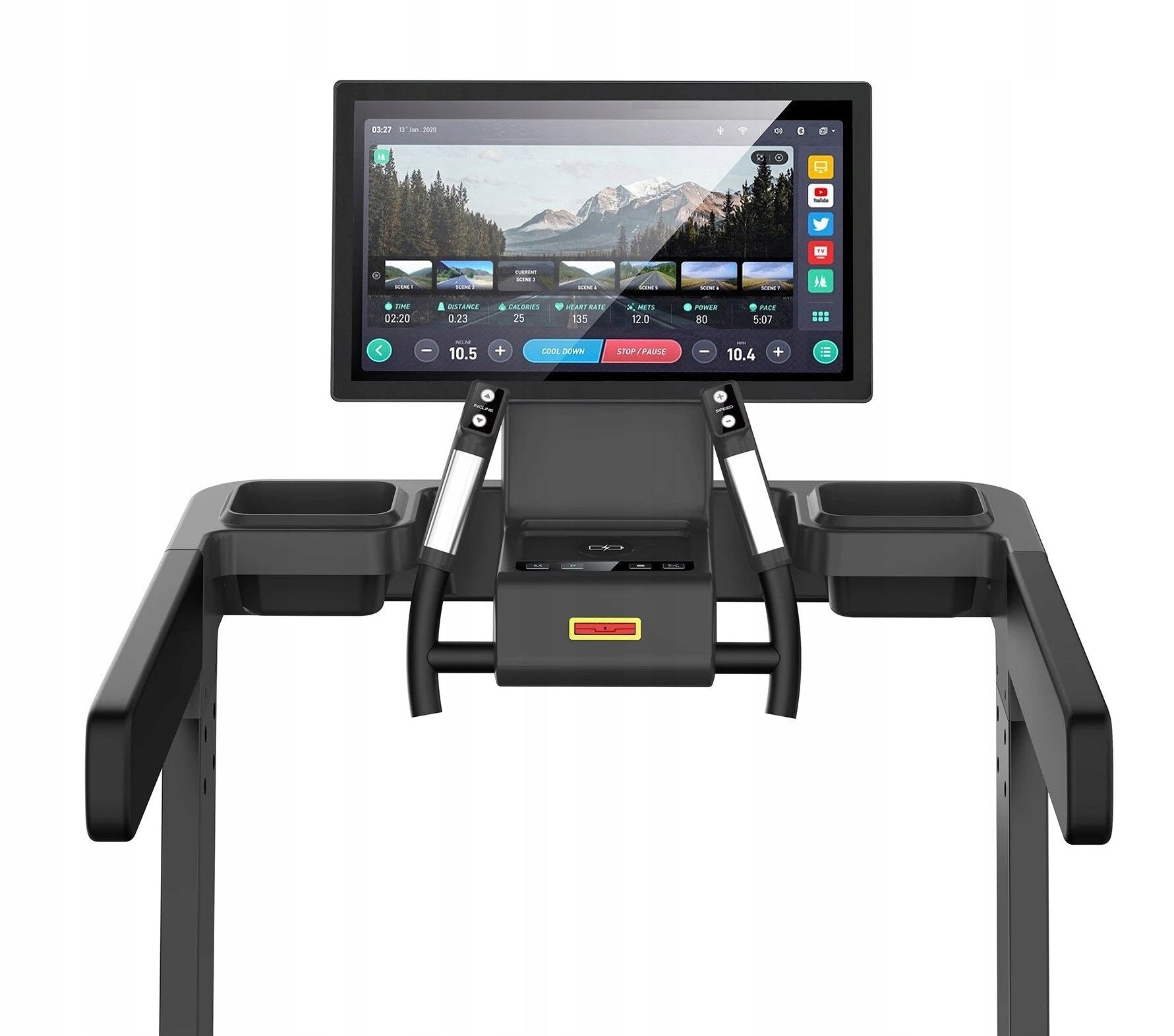 Electric treadmill HMS BE5877 3355W 22km/h Kind electric
