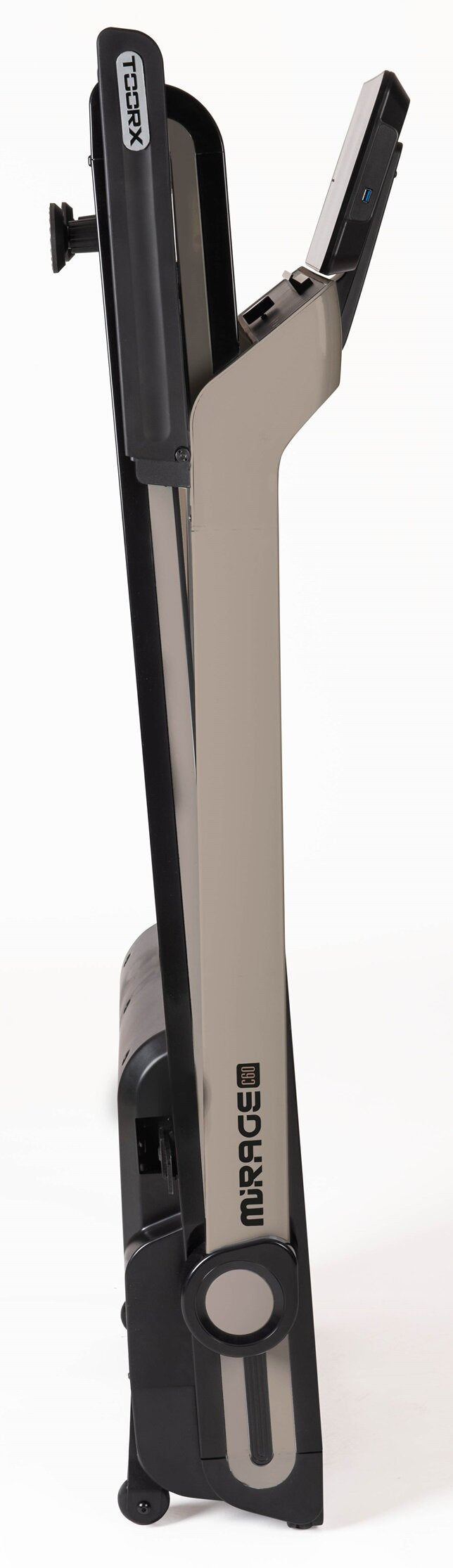 Electric treadmill TOORX Mirage C60 PB 2940W 18km/h Additional features Bluetooth foldable display transport wheels speakers keyboard shortcuts touch sensors place for mobile phone/tablet tilt angle adjustment training programs