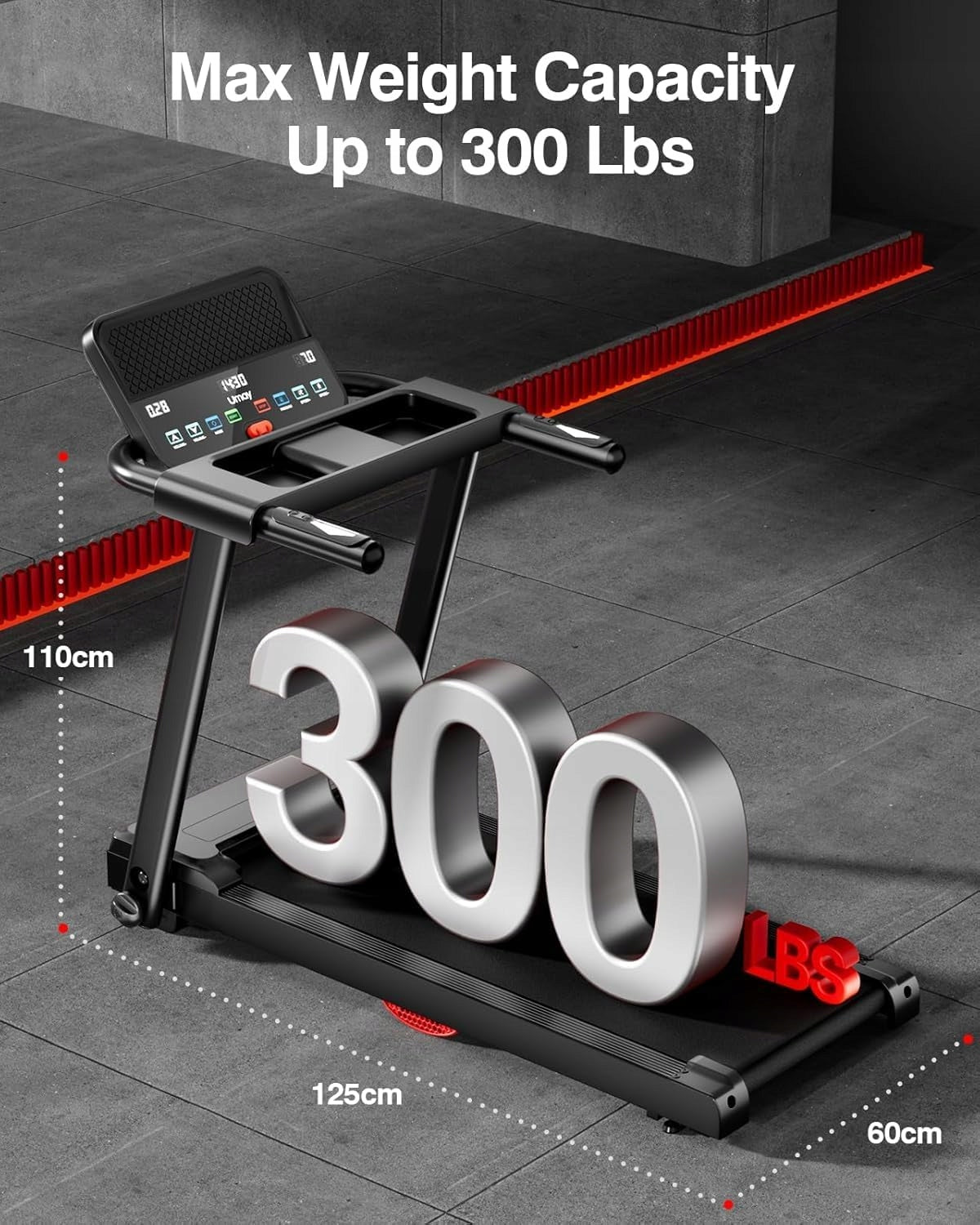 Electric treadmill UMAY HOME ELECTRIC FOLDING TREADMILL 12KM/H to 120 Brand no brand